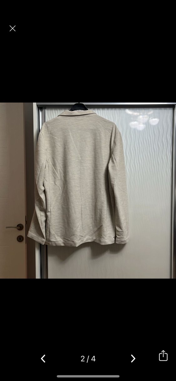 Bej  erkek blazer ceket - Görsel 2