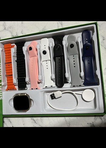 Çok Renkli Akıllı Saat ve Kayış Seti - Görsel 2