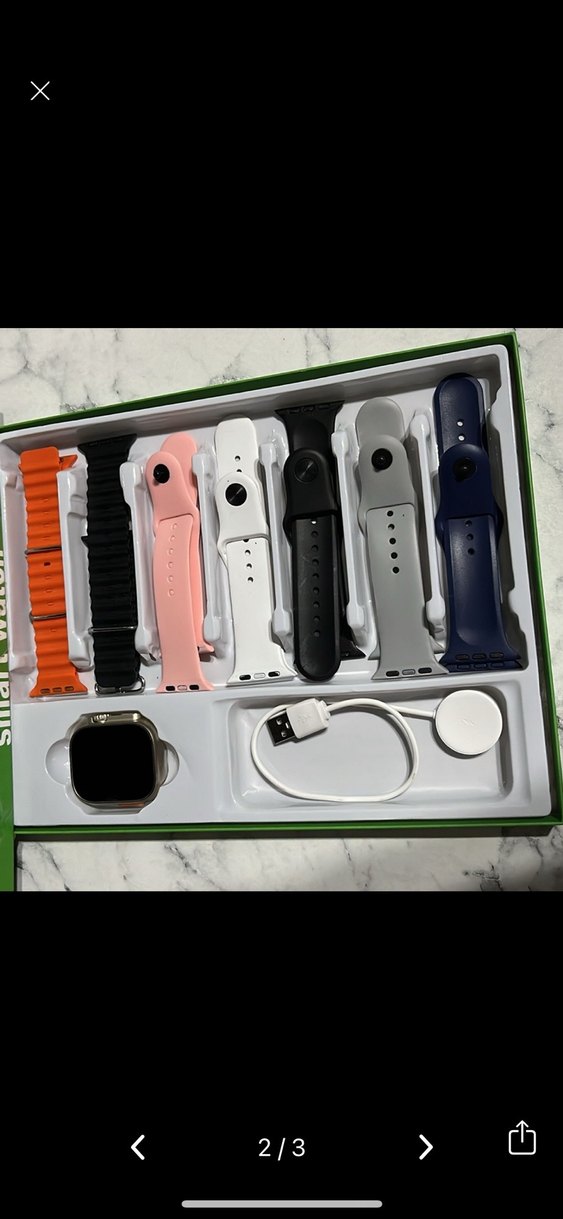 Çok Renkli Akıllı Saat ve Kayış Seti - Görsel 2