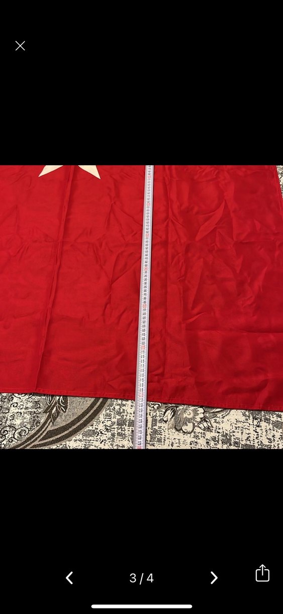 BÜYÜK BOY TÜRK BAYRAĞI - Görsel 2