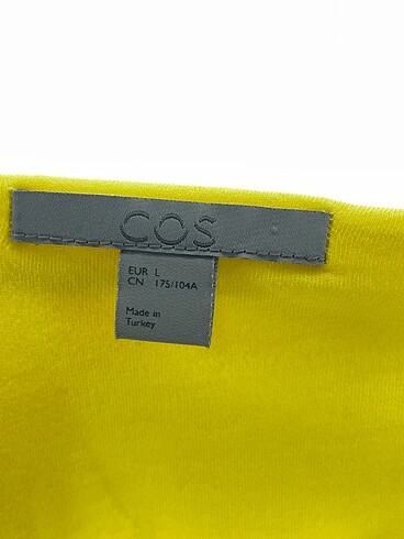 l Beden sarı Renk Cos Kısa Elbise %70 İndirimli.