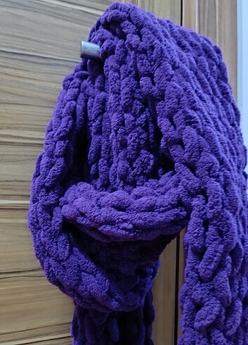Diğer Alize puffy mor atkı 