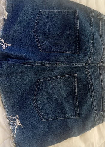 Mavi Kadın Mini Denim Şort - Görsel 7