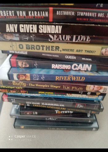 Çeşitli Film ve Müzik dvdleri