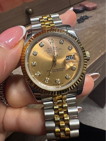 Rolex 36 mm two tone unisex