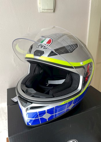 AGV K1 Rossi Mugello 2015 Kask (S) - Görsel 14