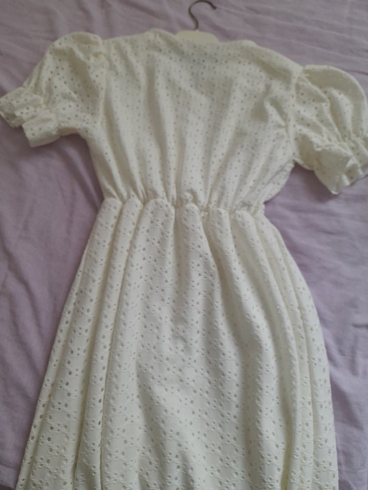 BARRELS AND OİL beyaz elbise - Görsel 2