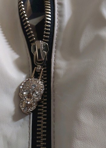 Deri Fermuarlı Ceket - Görsel 5