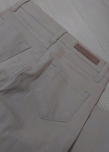 Bej Regular Fit denim kot pantalon - Görsel 3