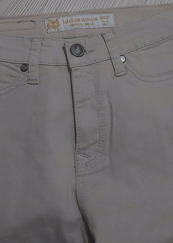 Bej Regular Fit denim kot pantalon - Görsel 2