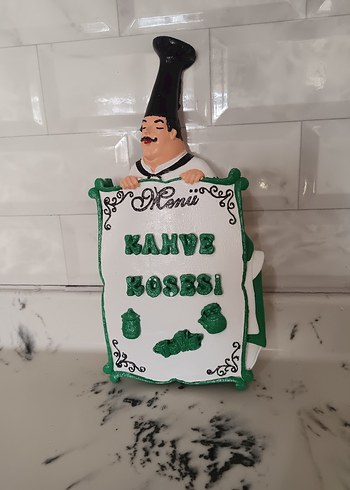 Diğer Beyaz Parlak Desenli Mutfak Önlüğü