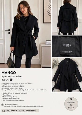 Mango Siyah Kusakli Kaban