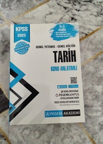 KPSS 2023 Tarih Konu Anlatımlı Kitap