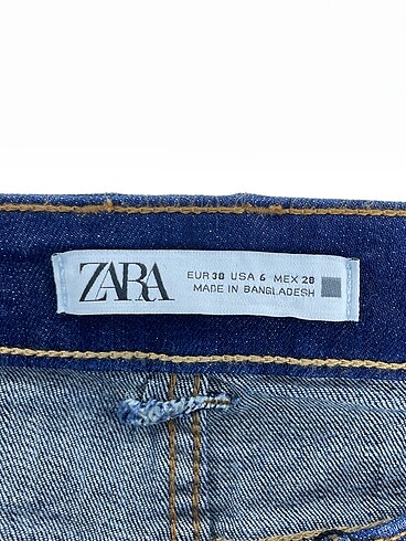 38 Beden mavi Renk Zara Jean / Kot %70 İndirimli.
