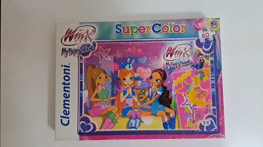 Puzzle, yapboz, parıl 60 parça Winx
