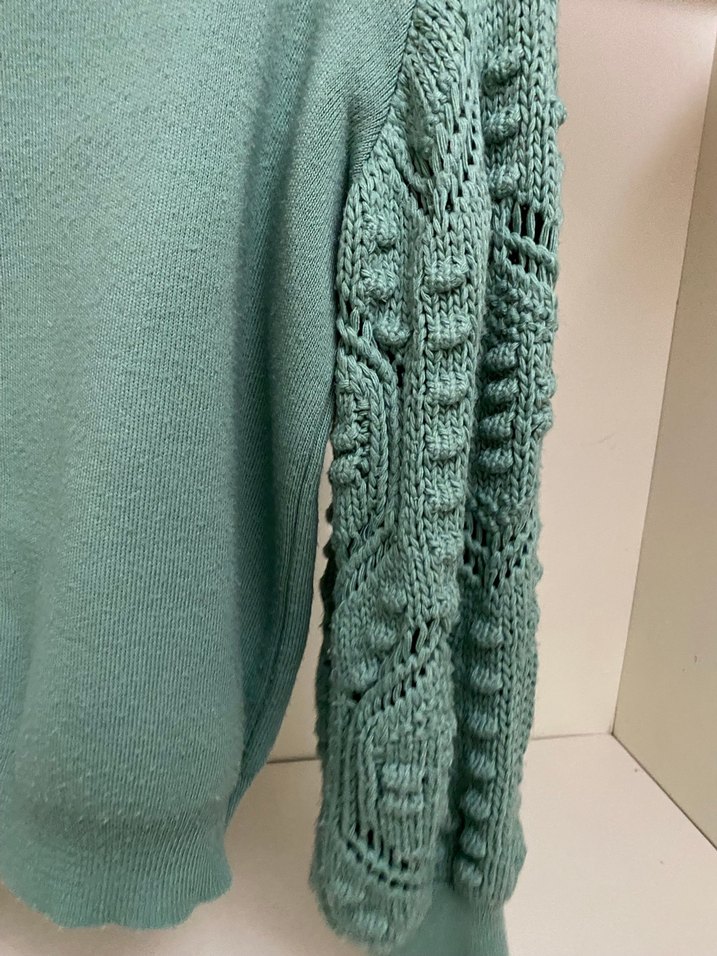 Nakışlı Bohem Kadın Triko Kazak - Görsel 5