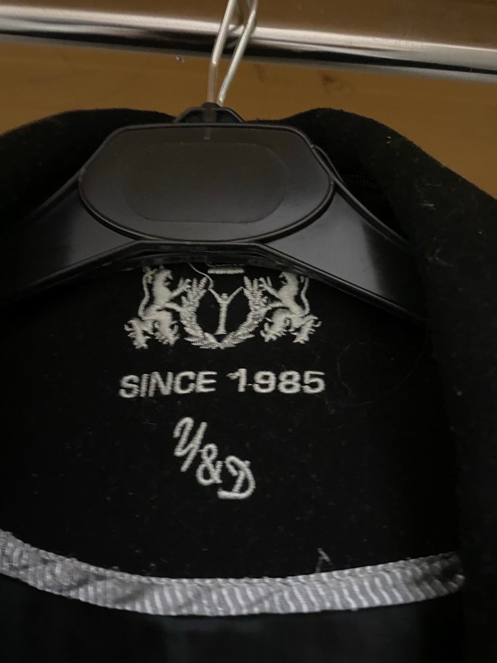 Düğmeli Siyah Midi Erkek Kaban - Görsel 3