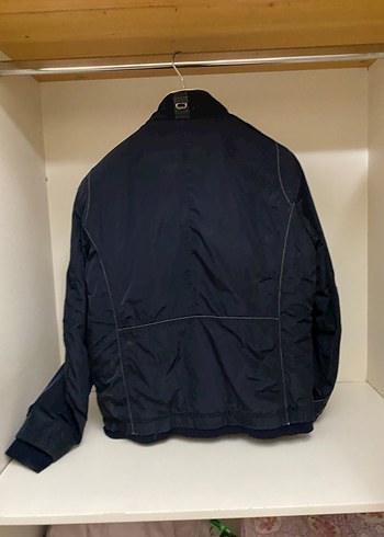 Erkek Lacivert Denim kiğılı Ceket - Görsel 7