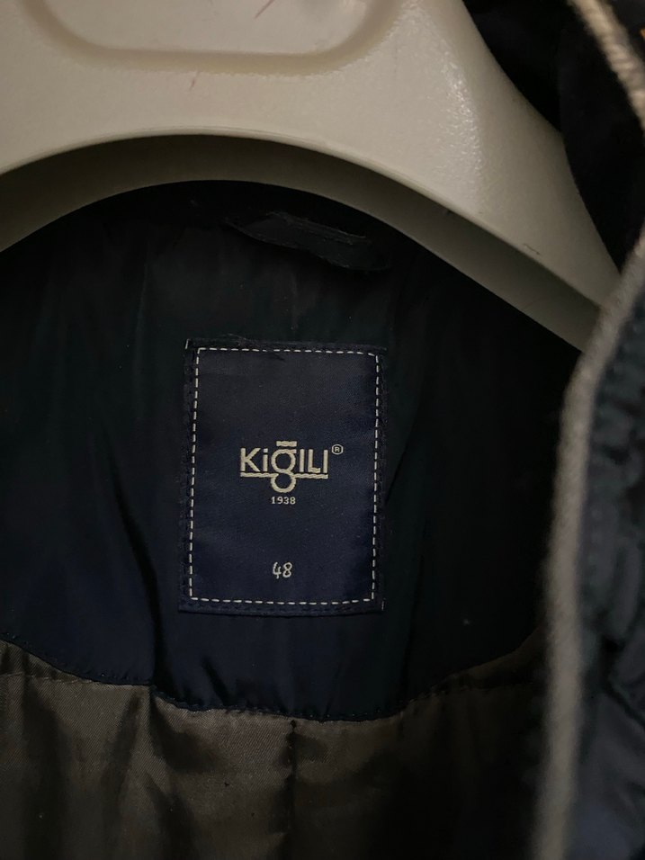 Erkek Lacivert Denim kiğılı Ceket - Görsel 3