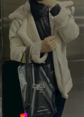 Kürklü Camel Kadın Kaban - Görsel 2