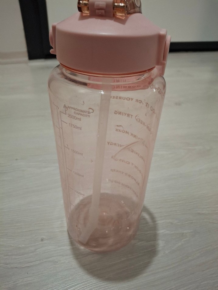 Pastel Pembe Bebek Biberonu 2000ml - Görsel 2