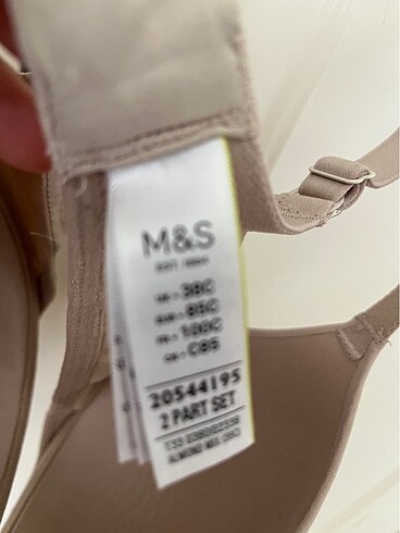38 Beden m&s push-up tişort sütyeni