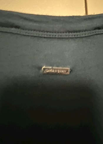 m Beden lacivert Renk Zara basıcs kalın askılı tişört