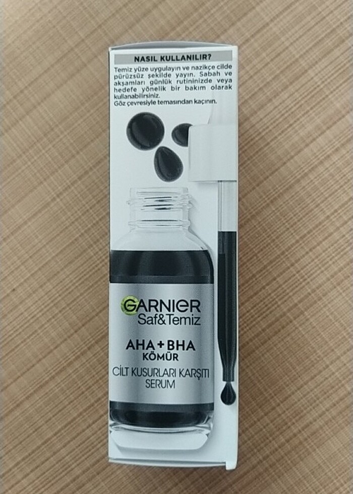 Garnier AHA+BHA Kömür Serum - Görsel 4