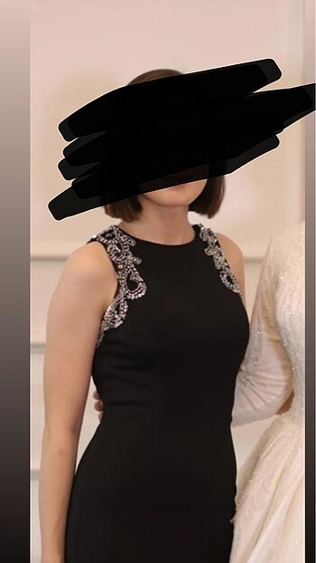34 Beden Oleg cassini uzun elbise