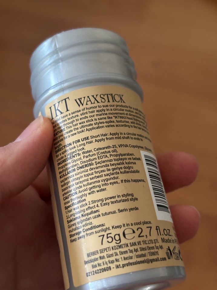 Wax Stick Saç Şekillendirici 75g - Görsel 3