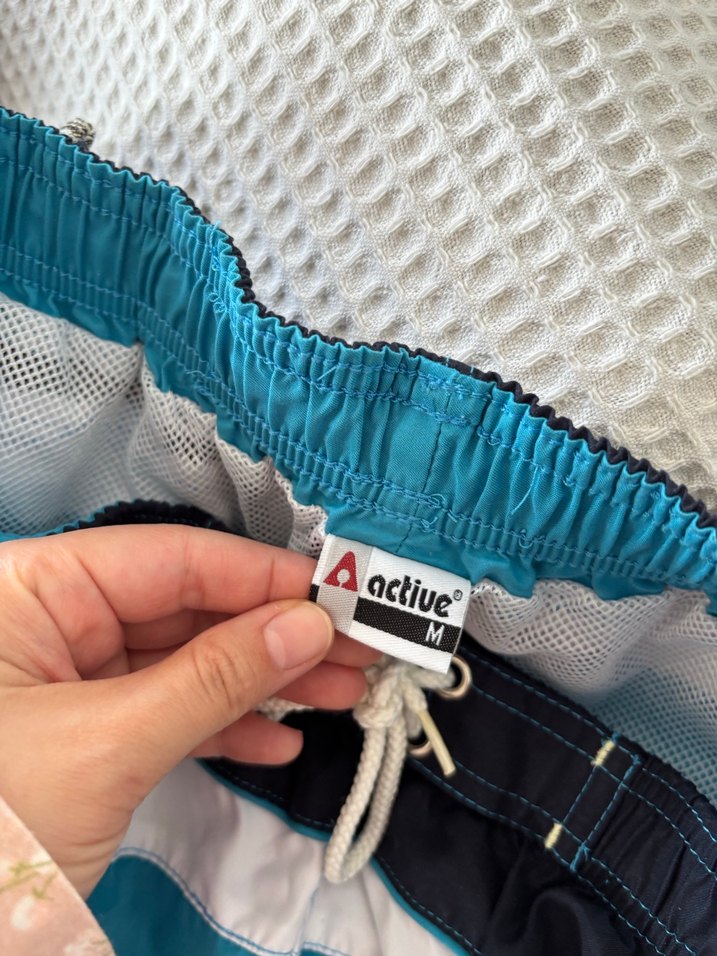 Mavi Erkek Spor Yüzme Şortu - Görsel 2