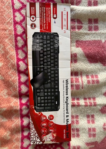 Kablosuz Siyah Klavye ve Mouse Seti KM-4055 - Görsel 2