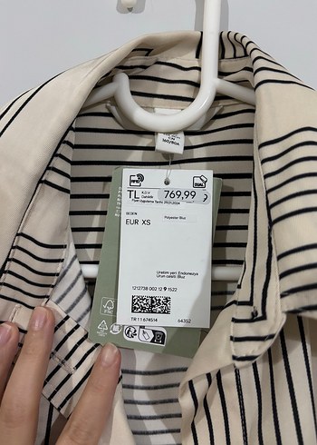 Bej Kadın Gömlek - Görsel 3