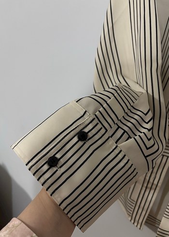 Bej Kadın Gömlek - Görsel 5