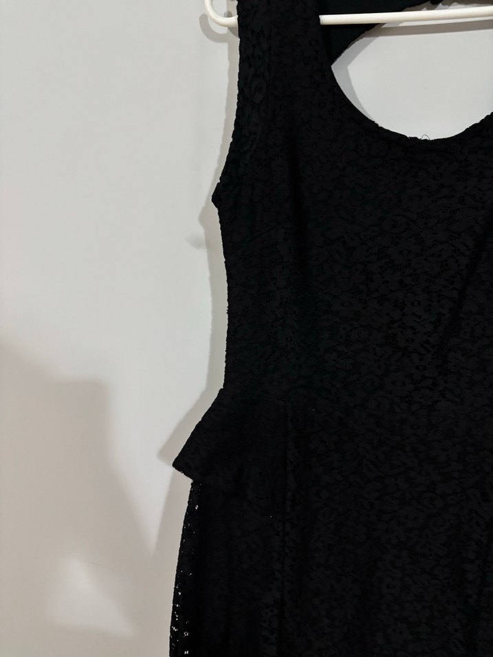 Siyah Mini Kadın Elbise - Görsel 2