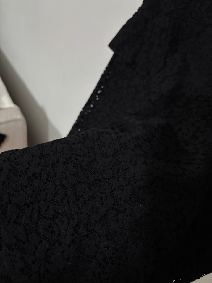 Siyah Mini Kadın Elbise - Görsel 4