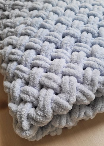 Duman Mavisi Bebek Battaniyesi - Görsel 2