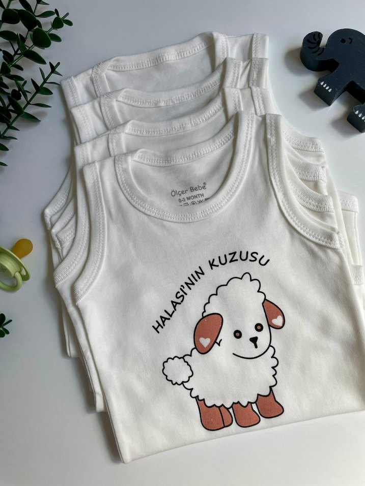 Bebek Halasının Kuzusu baskılı Body - Görsel 2