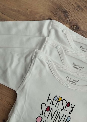 Baskılı Uzun Kollu Çıtçıtlı Bebek Body - Görsel 3