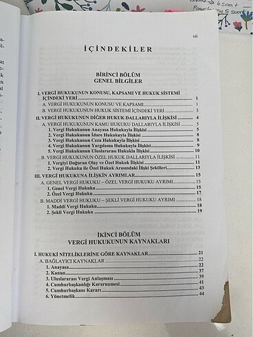Vergi Hukuku kitabı