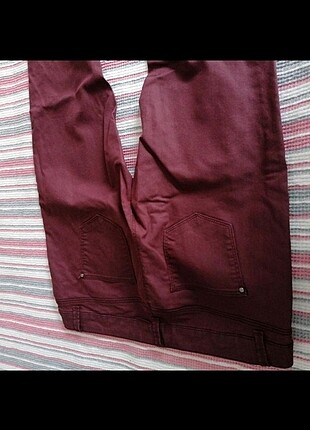 44 Beden bordo Renk Pantolon