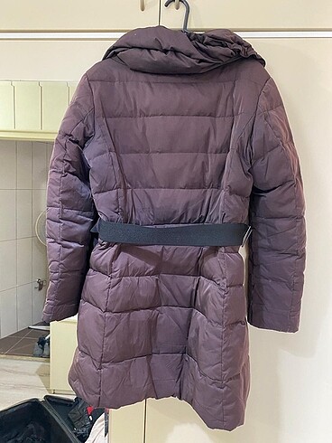Zara Kaz tüyü uzun mont