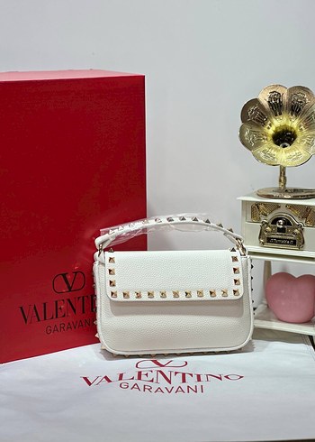 Valentino Garavani Beyaz Mini Canta