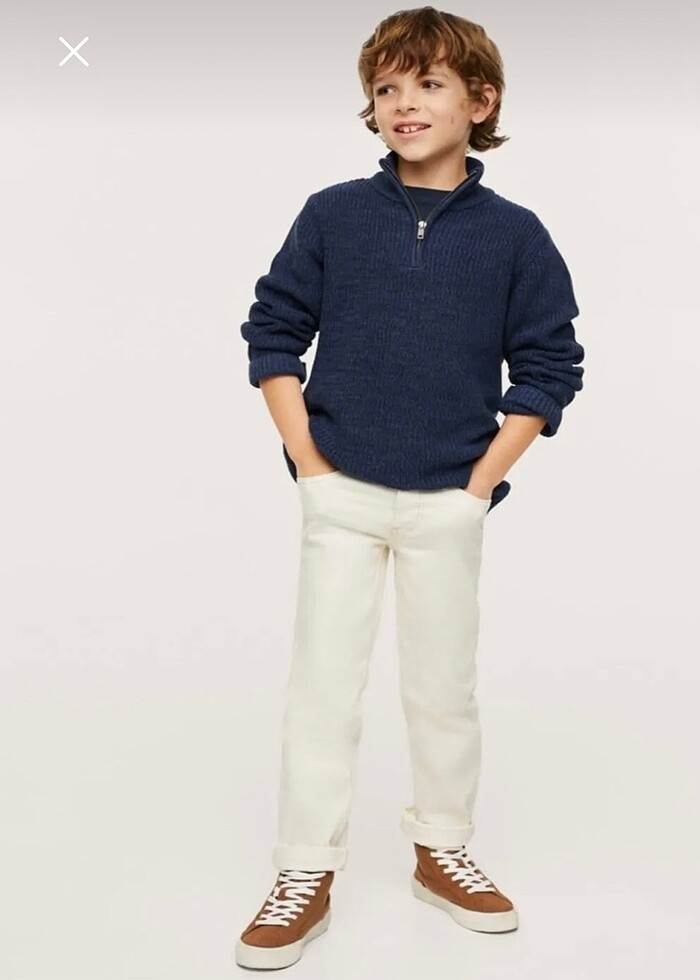 MANGO FERMUARLI ÖRGÜ KAZAK - Görsel 4