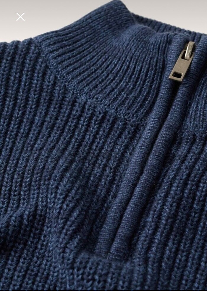 MANGO FERMUARLI ÖRGÜ KAZAK - Görsel 3