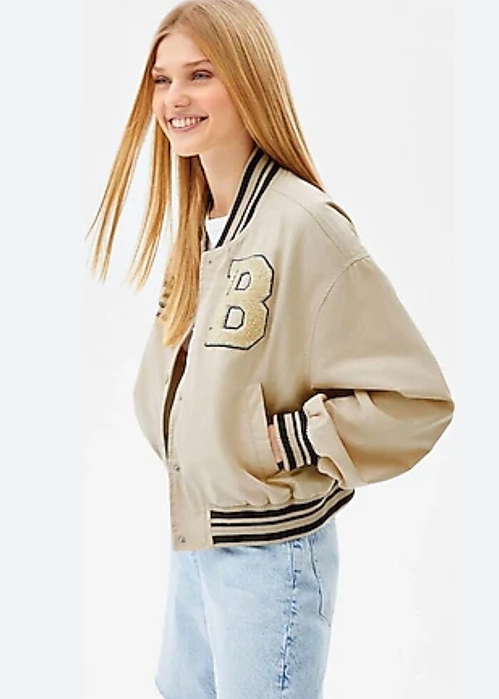 BERSHKA KOLEJ CEKET - Görsel 2