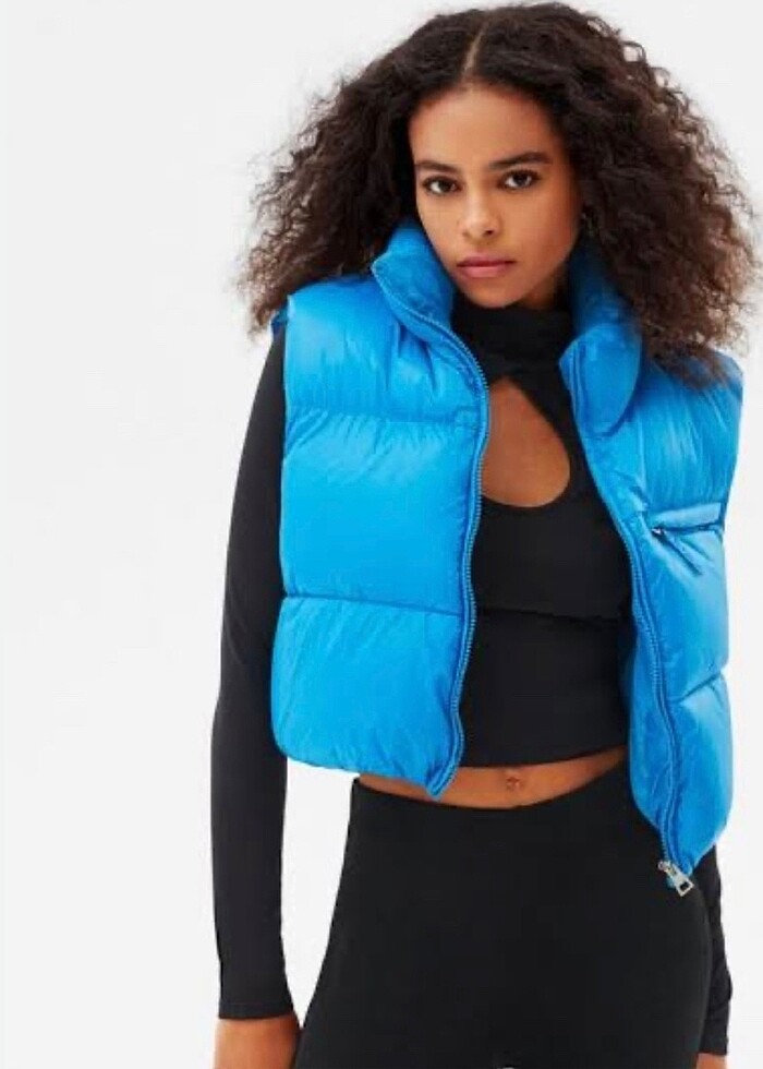 BERSHKA ŞİŞME YELEK - Görsel 2