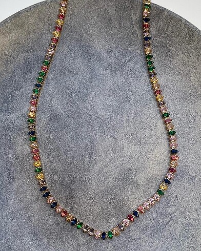 swarovski Çelik su yolu kolye