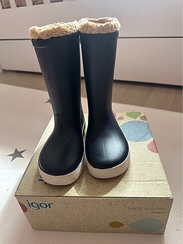 26 Beden lacivert Renk İgor çocuk çizme unisex