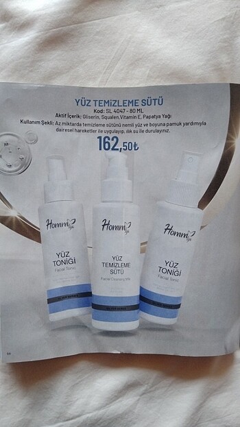Diğer Homm Bitkisel Yüz Temizleme Sütü